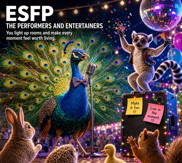 ESFP — The Performers and Entertainers